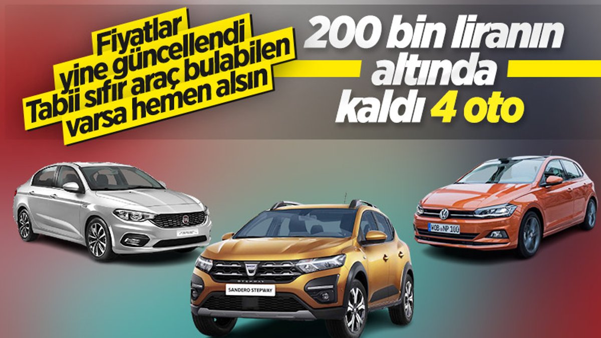 Türkiye'de satılan en ucuz sıfır otomobiller: Zamlı fiyat listesi