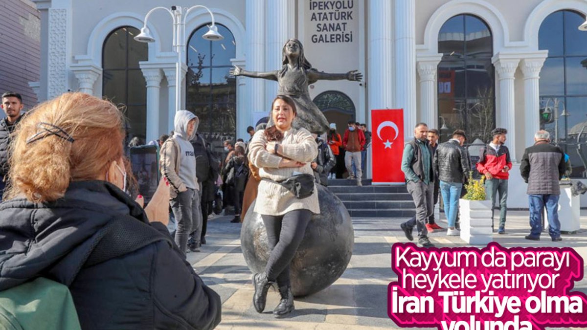 İpekyolu Belediyesi'nden İranlılara heykel yapımı dersi