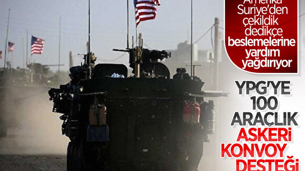 ABD'den YPG'ye askeri konvoy desteği