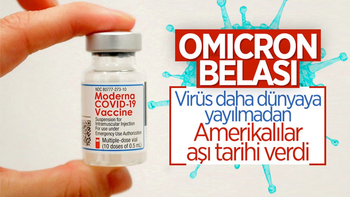 Moderna, Omicron varyantı için aşı tarihi verdi