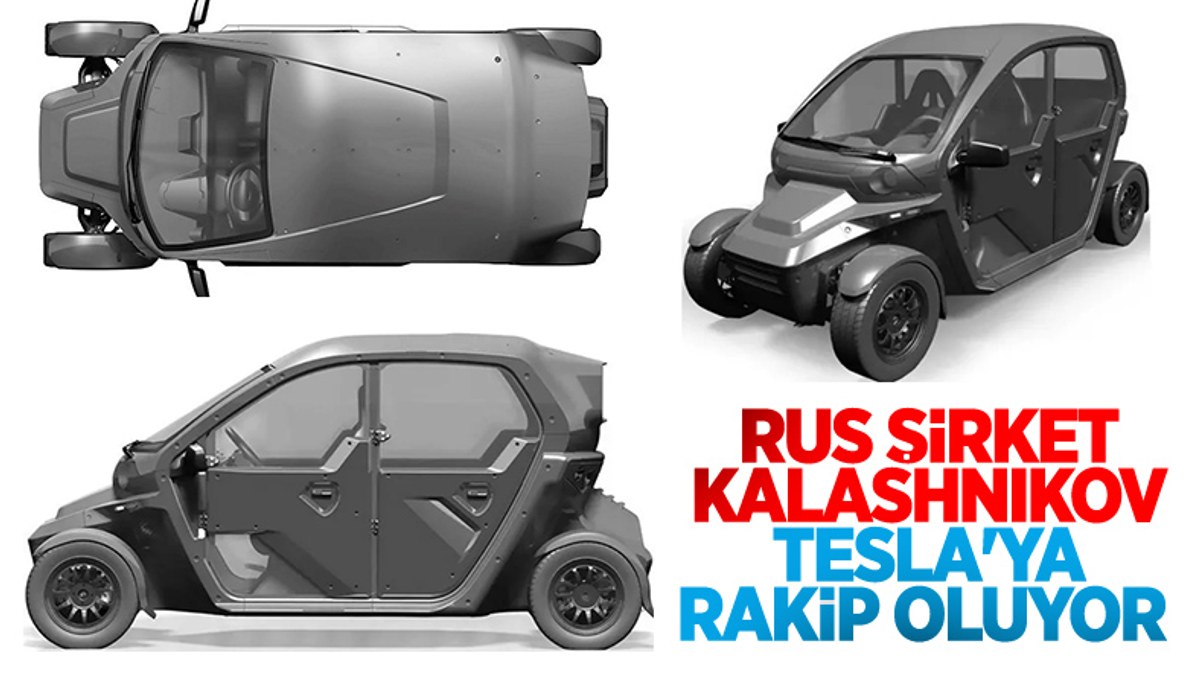 Rus şirket Kalashnikov, Tesla'ya rakip oluyor: İşte araçtan ilk görüntüler