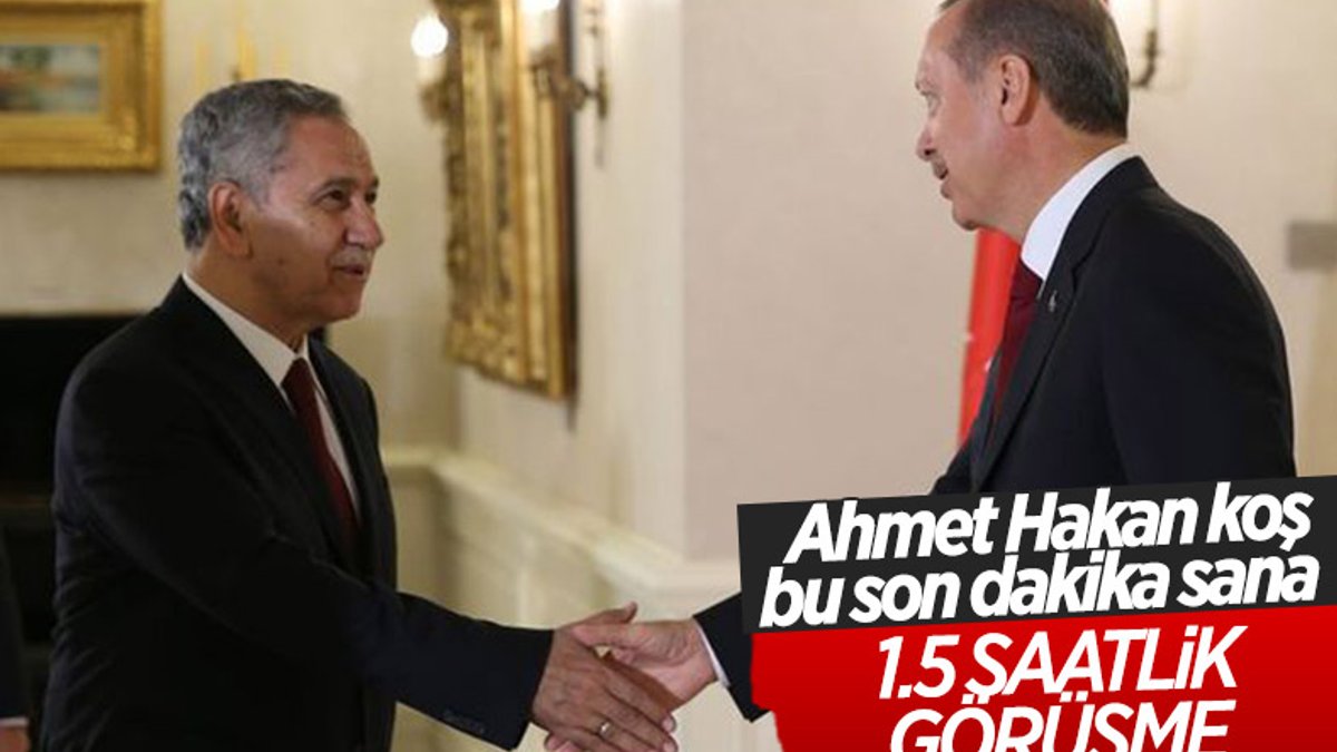 Bülent Arınç, Cumhurbaşkanı Erdoğan'la görüştü