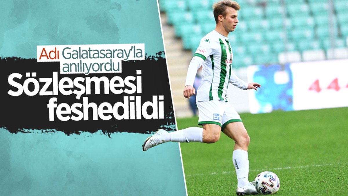 Bursaspor'da İsmail Çokçalış'ın sözleşmesi feshedildi