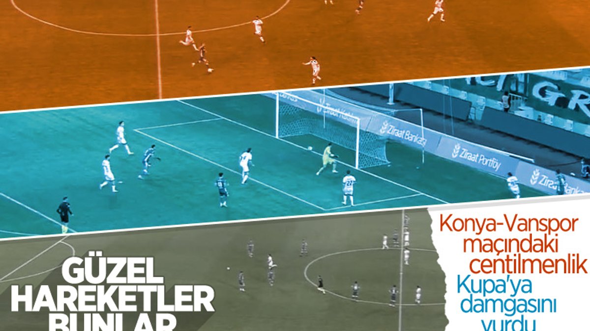 Konyaspor - Vanspor maçındaki centilmenlik örneği