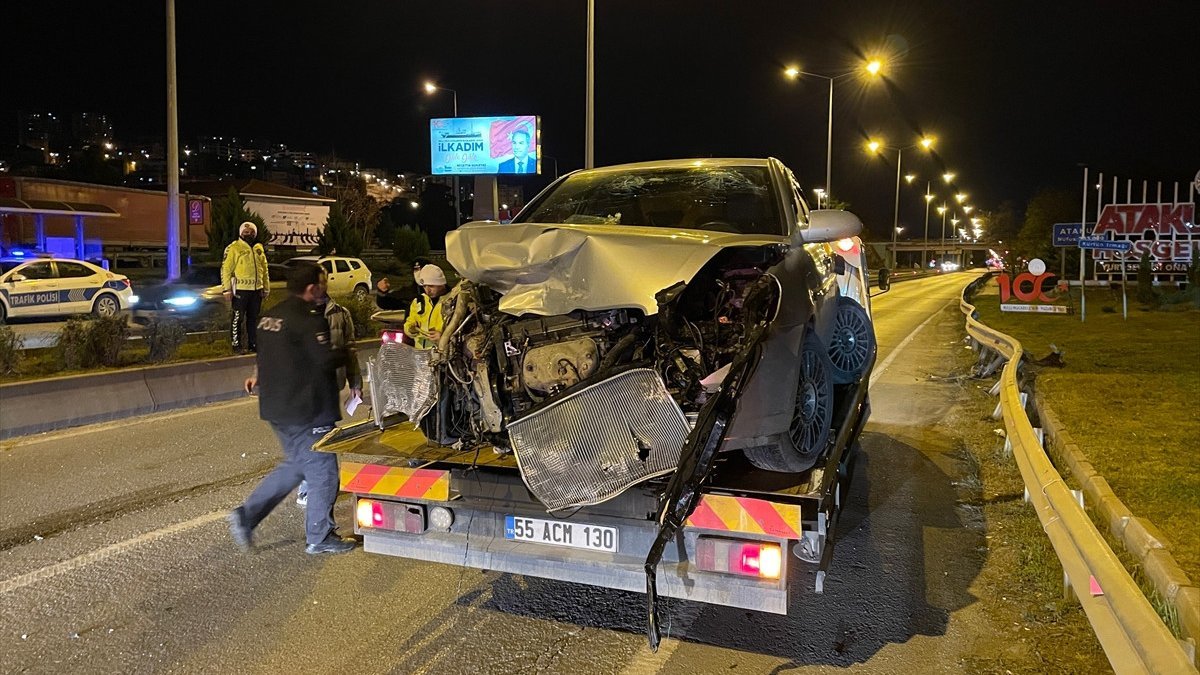 Samsun'da trafik kazası: 7 yaralı