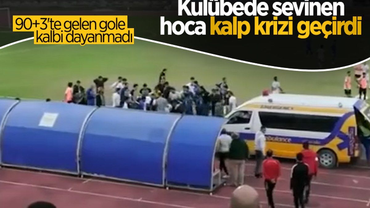 Mısır 2. Lig'de El Magd'ın hocası gole sevinirken kalp krizi geçirdi