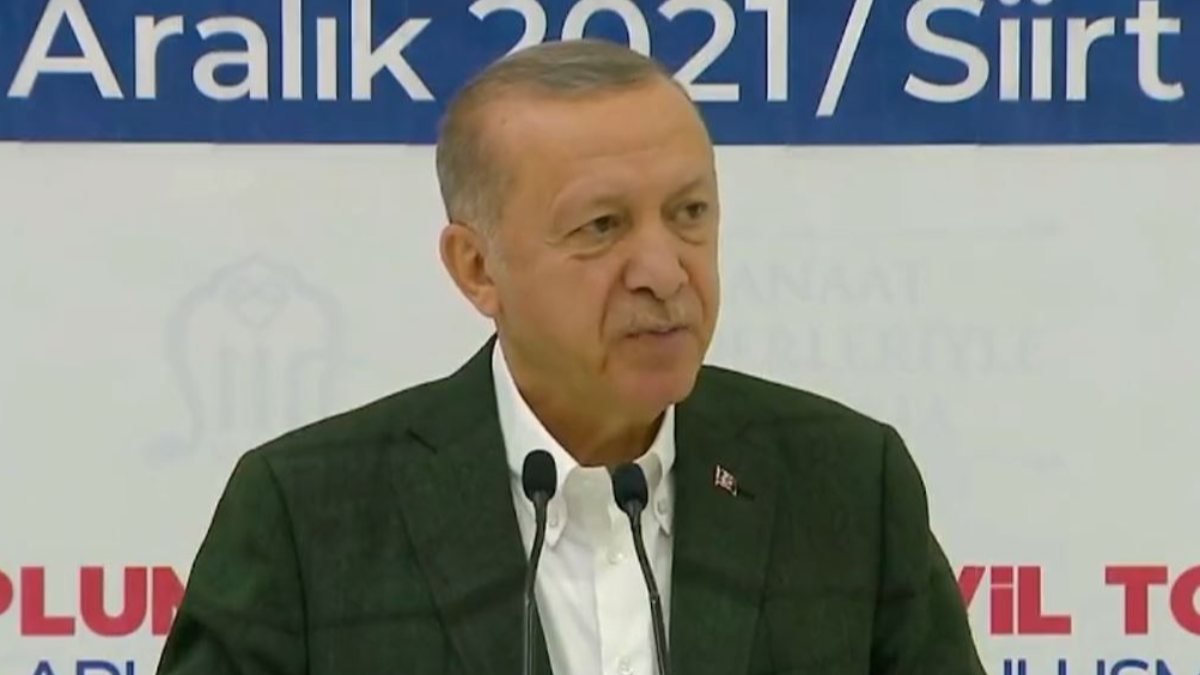 Cumhurbaşkanı Erdoğan, Siirt'te STK önderleriyle buluştu
