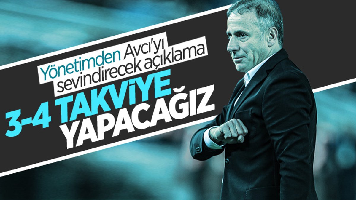Trabzonspor Başkan Yardımcısı Doğan: 3-4 takviye yapacağız