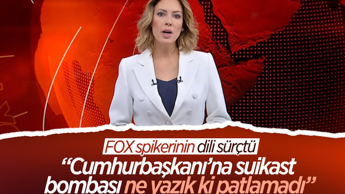 FOX TV spikeri Gülbin Tosun'un dili sürçtü