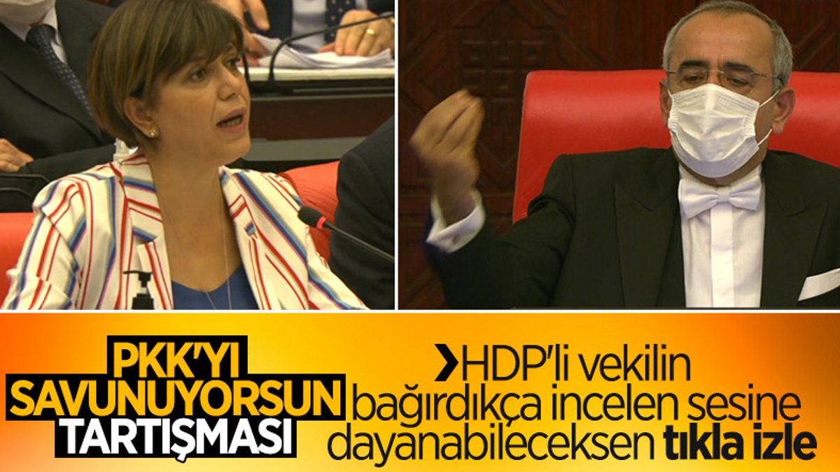 Meclis'te 'PKK savunulma hakkını size mi verdi' gerginliği