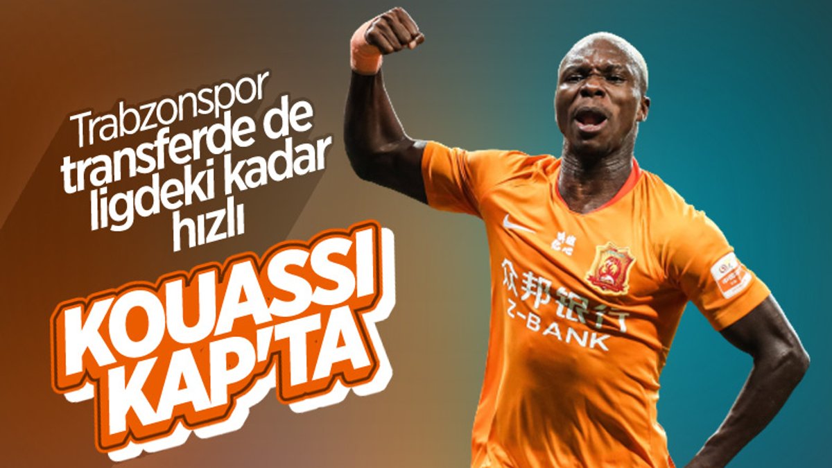 Trabzonspor, Jean Evrard Kouassi'yi KAP'a bildirdi