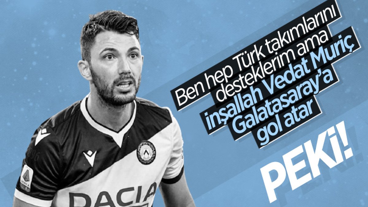 Tolgay Arslan: İnşallah Vedat Muriç Galatasaray'a gol atar