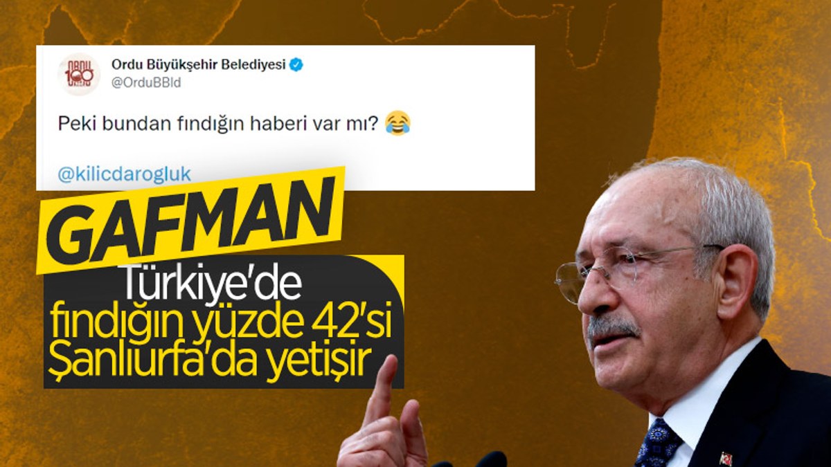 Kemal Kılıçdaroğlu'nun Şanlıurfa'daki fındık gafı gündem oldu