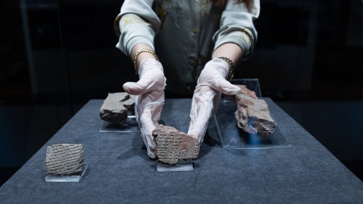 Hititlerin 3 bin 500 yıllık tabletleri, ziyaretçileriyle buluştu