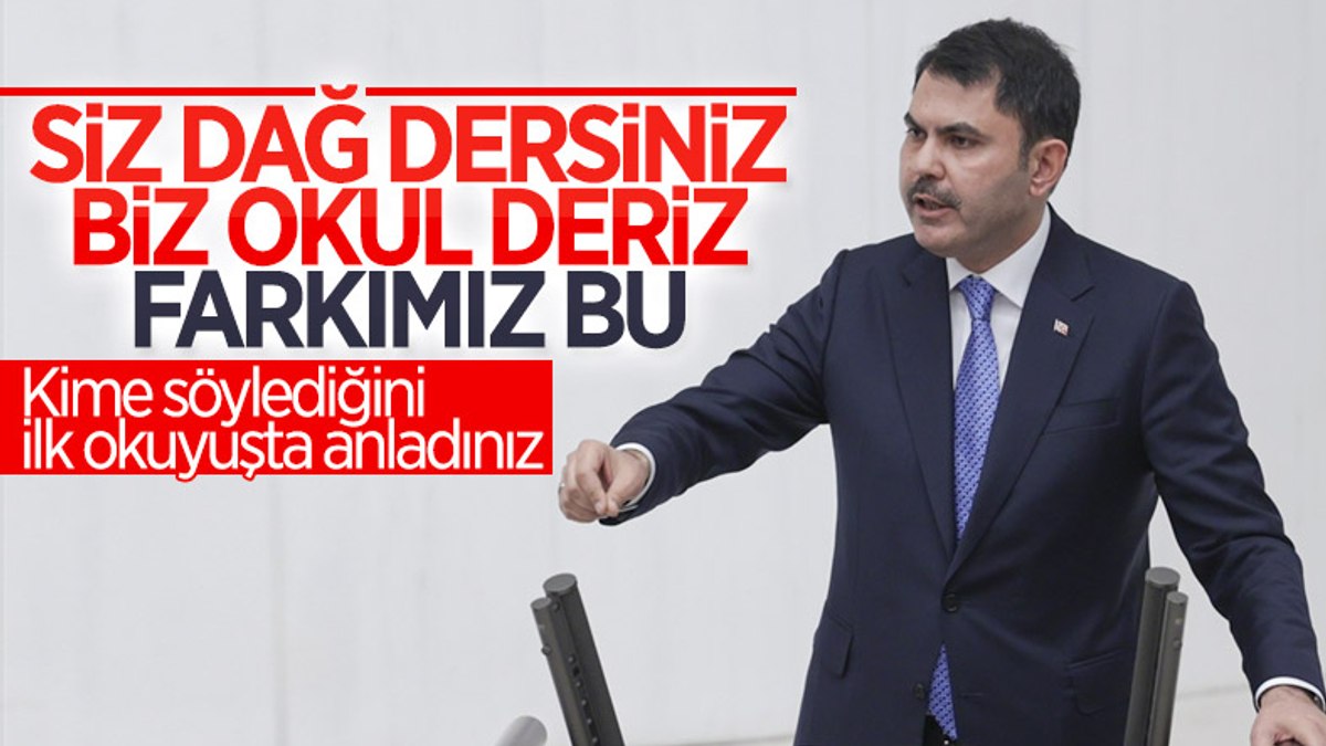 Murat Kurumdan HDPye: Siz dağ diyorsunuz biz eğitim