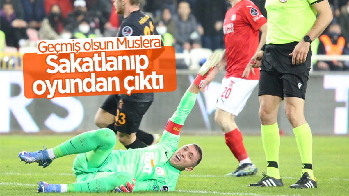 Galatasaray'da Muslera sakatlandı