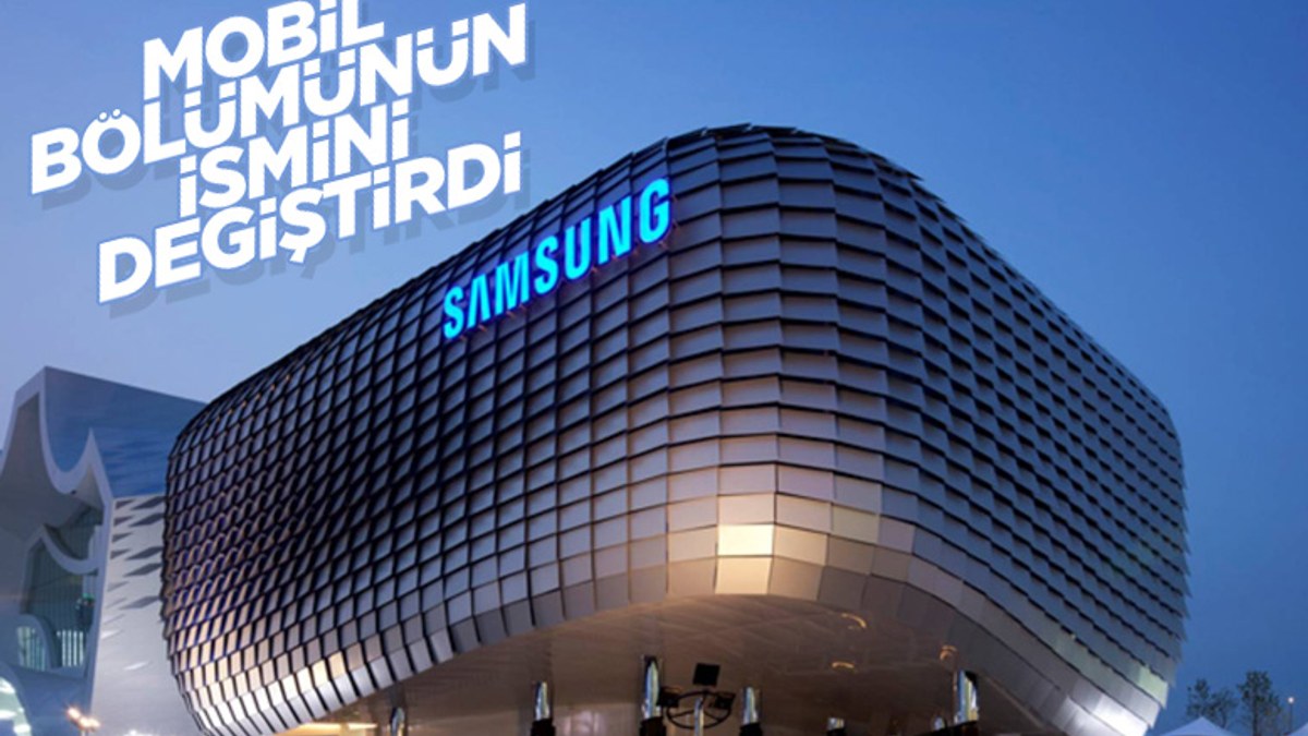 Samsung, mobil bölümünün ismini değiştirdi