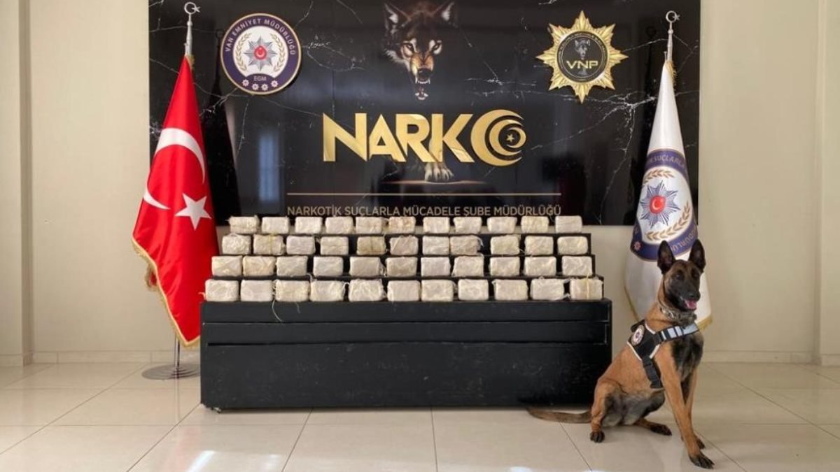 Van'da 22 kilo 950 gram eroin ele geçirildi