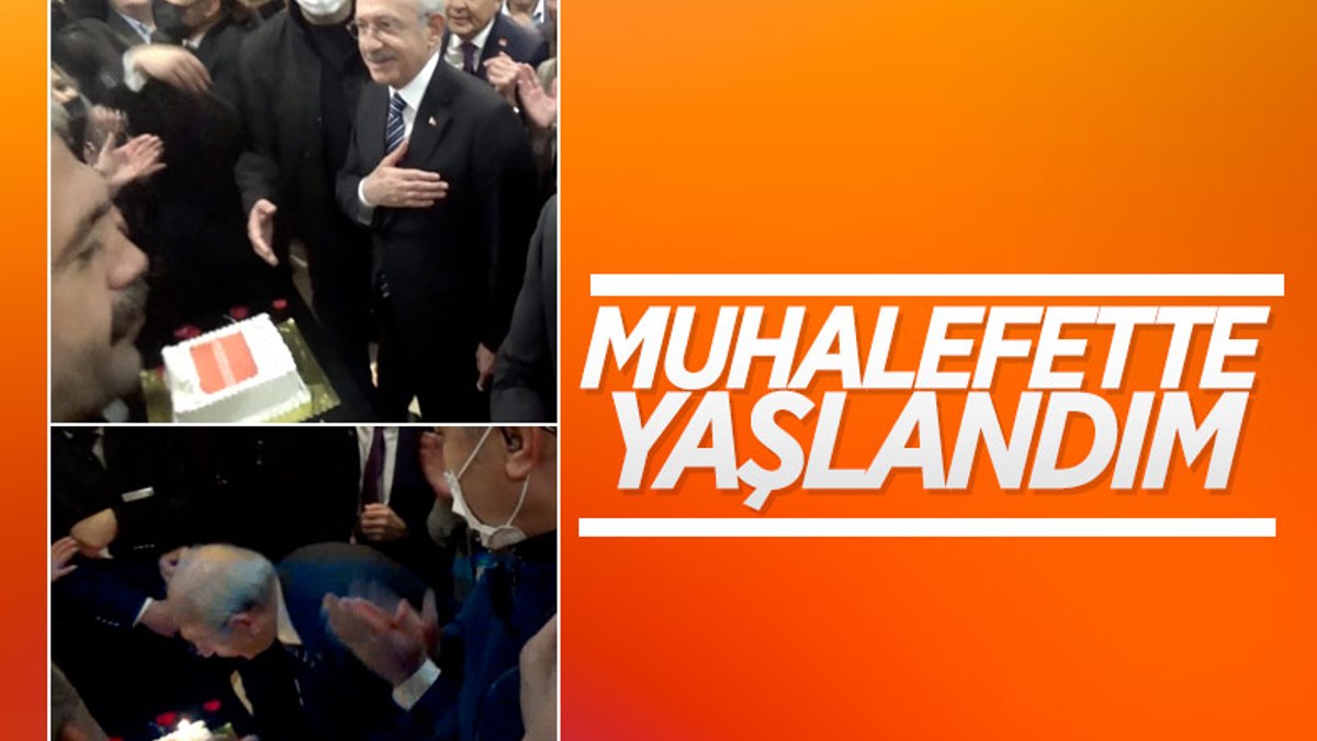 Kayseride Kemal Kılıçdaroğluna doğum günü sürprizi