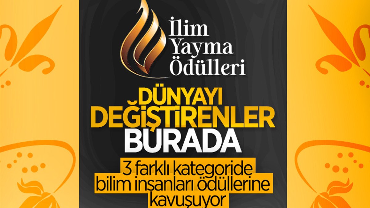 Bilim insanları ödüllerine kavuşuyor