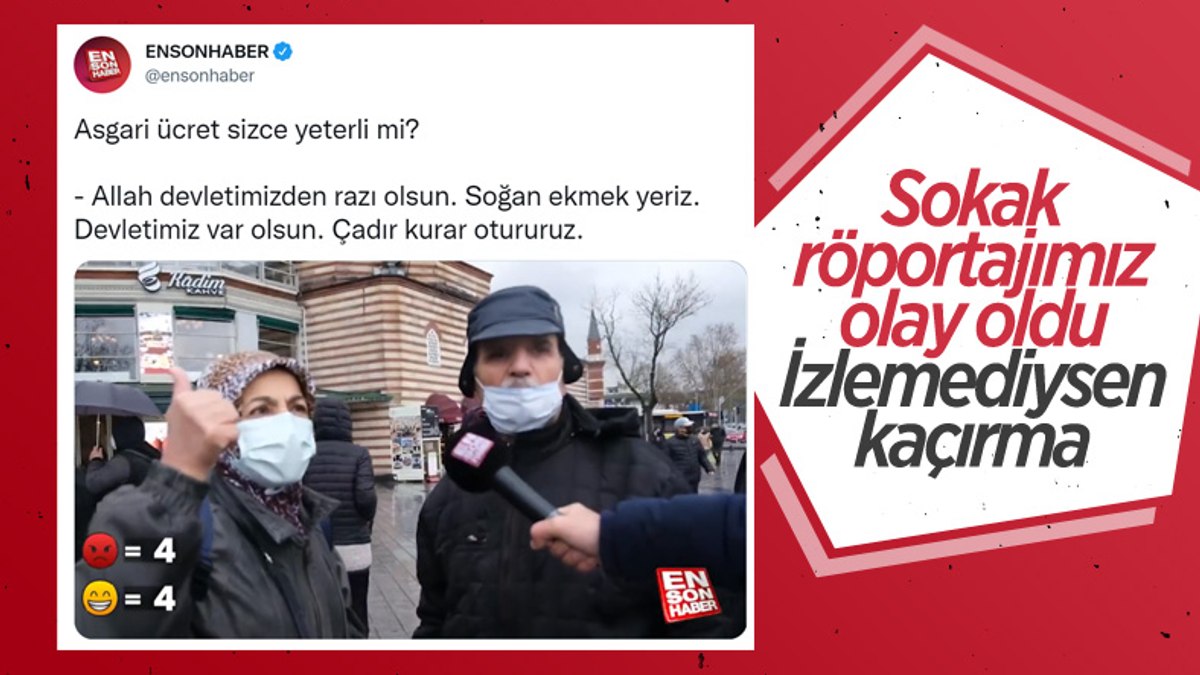Sokak röportajı: Asgari ücreti beğendiniz mi?