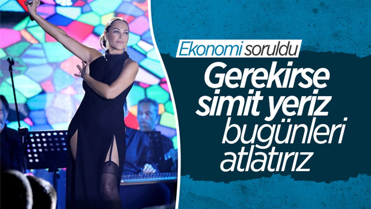 Hülya Avşar'ın ekonomi yorumu: Gerekirse simit yeriz