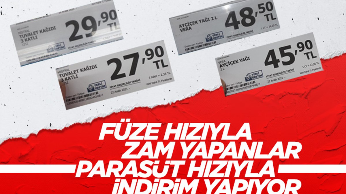 Doların düşmesiyle, ürünlere verilen fahiş fiyatlar inmeye başladı
