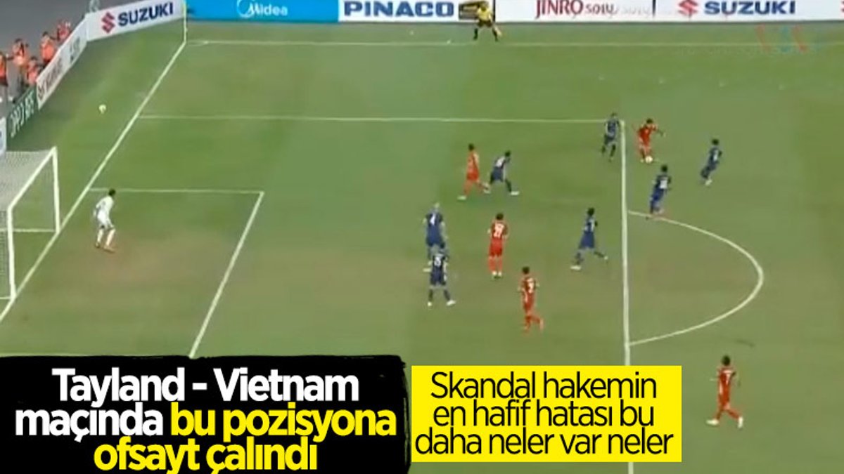 Vietnam - Tayland maçına damga vuran hakem kararları