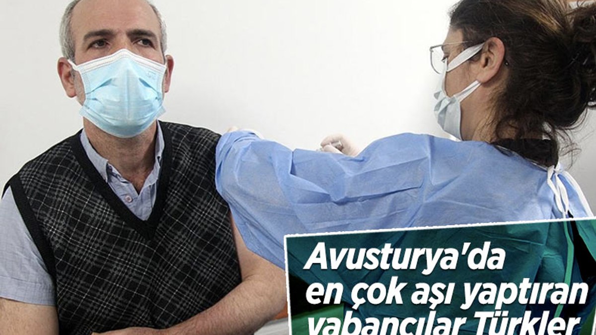 Avusturyada en çok aşı yaptıran yabancılarda Türkler ilk sırada