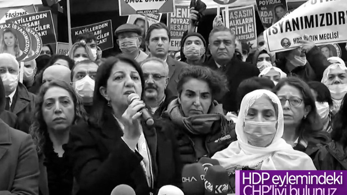 CHPli Sezgin Tanrıkulu HDPnin eylemine katıldı