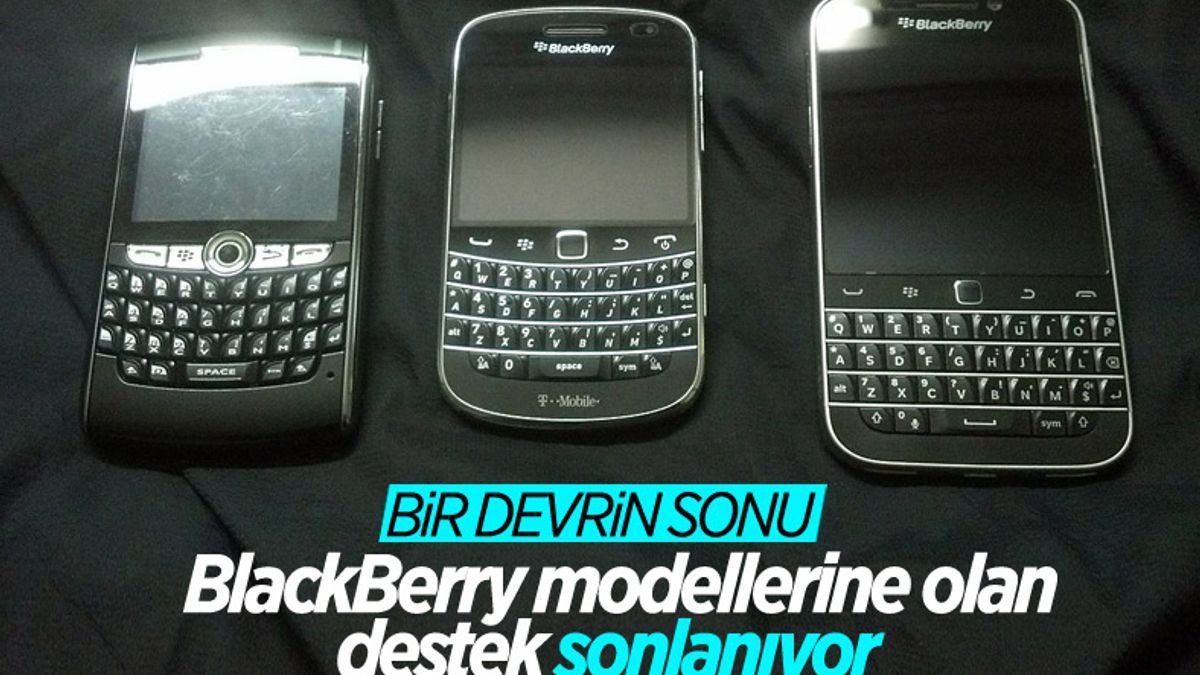 BlackBerry, tüm klasik telefonların desteğine son veriyor