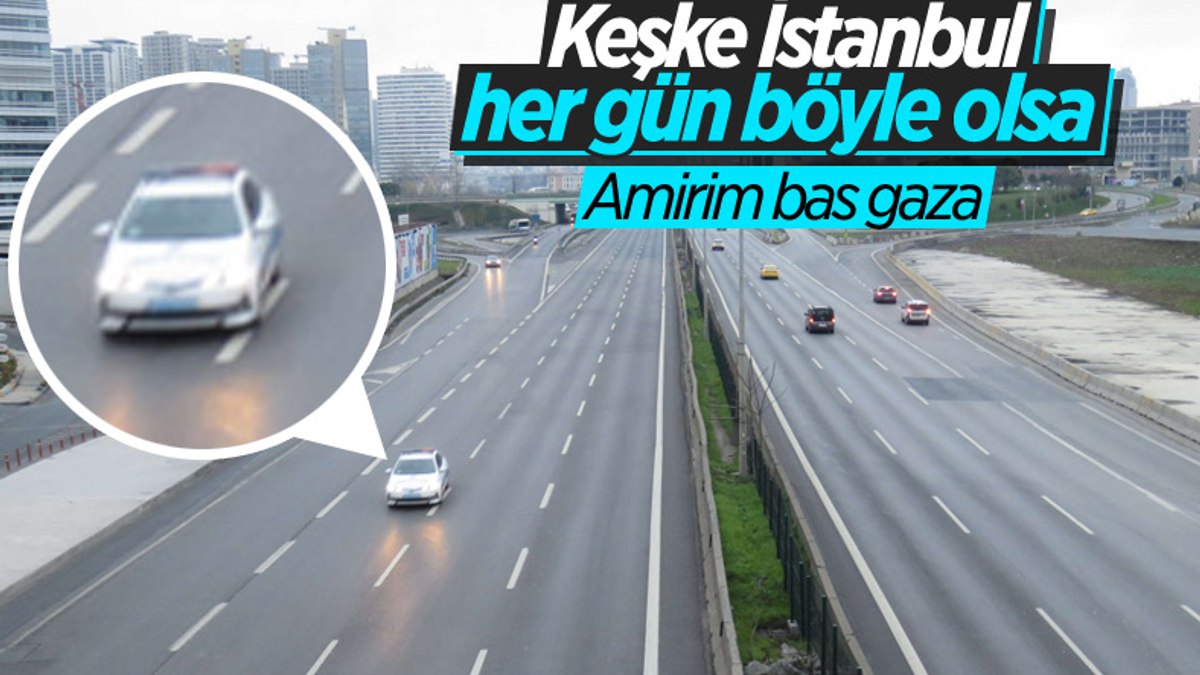 2022nin ilk günü İstanbulda yollar boş kaldı
