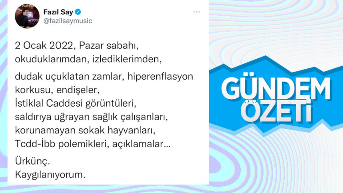 Türkiyenin gündemi Fazıl Sayı kaygılandırdı