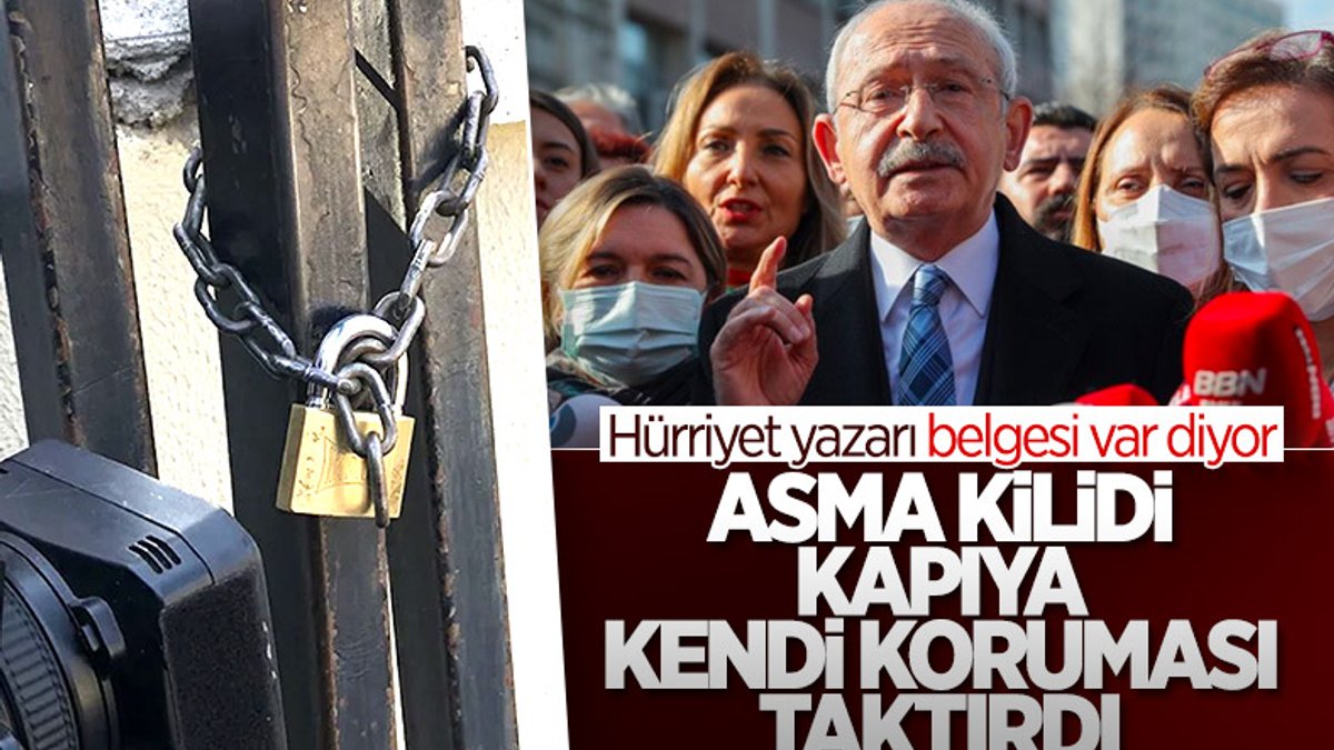 MEB'in kapısını kilidi Kılıçdaroğlu'nun koruması taktırdı iddiası