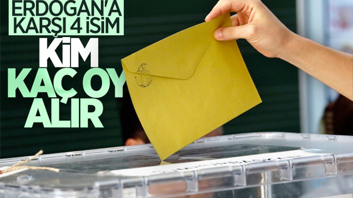 Optimar'ın Cumhurbaşkanı Erdoğan'a karşı kim kaç oy alıyor anketi