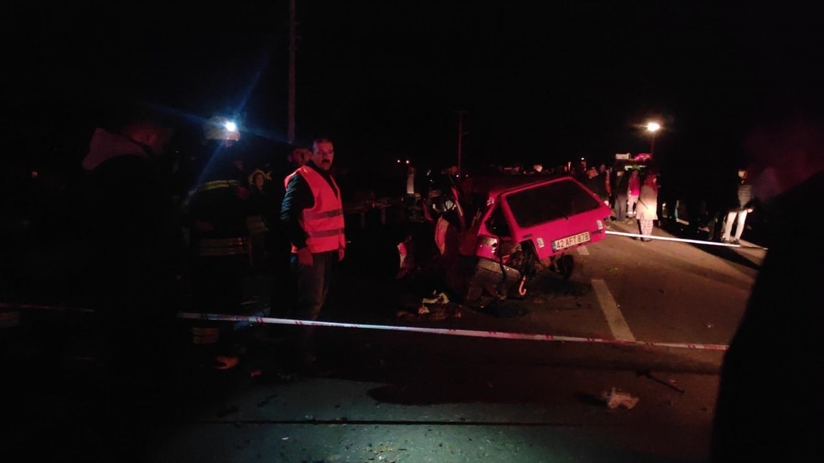 Konya'da kaza: 2 ölü 3 yaralı