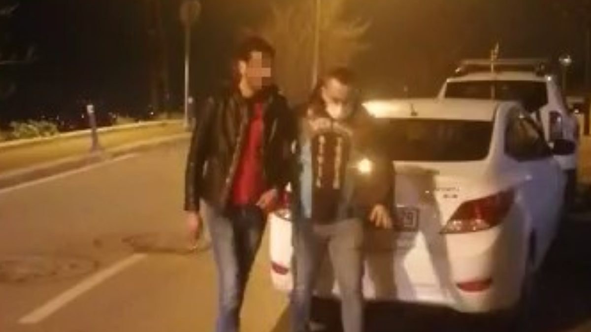 Beşiktaş'ta değnekçi suçüstü yakalandı