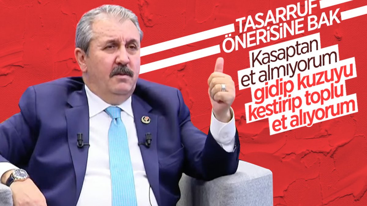 BBP Lideri Mustafa Destici'den tasarruf açıklaması