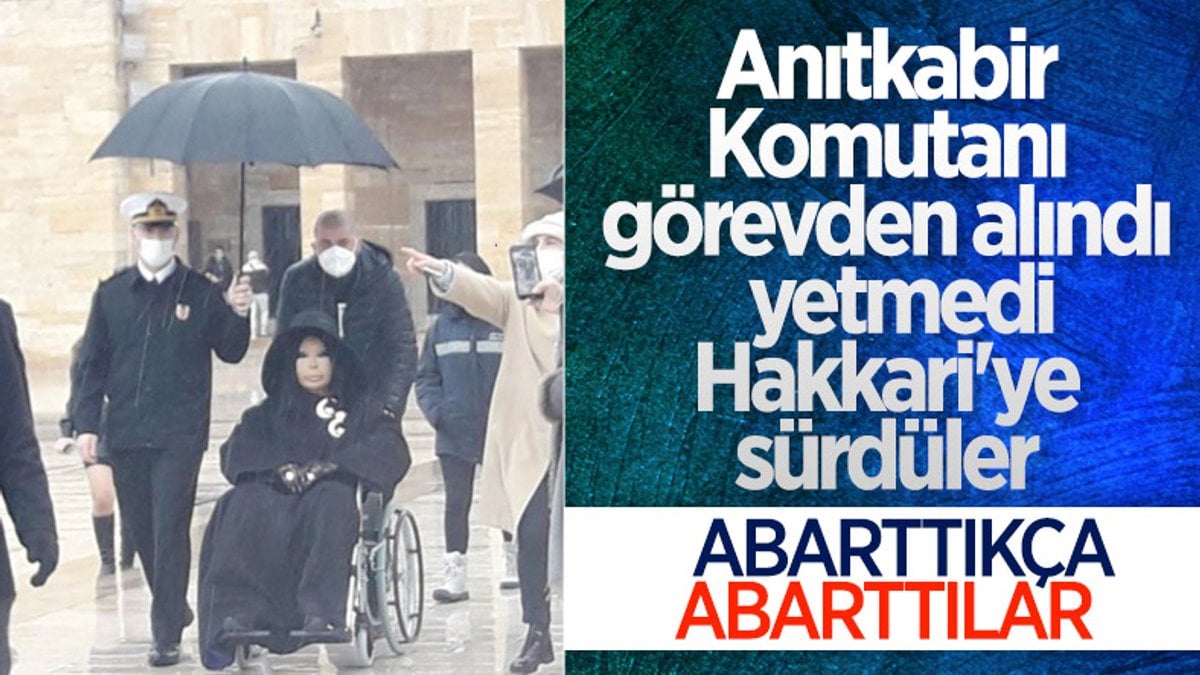 Bülent Ersoy'a şemsiye tutan subay, Hakkari'ye sürüldü