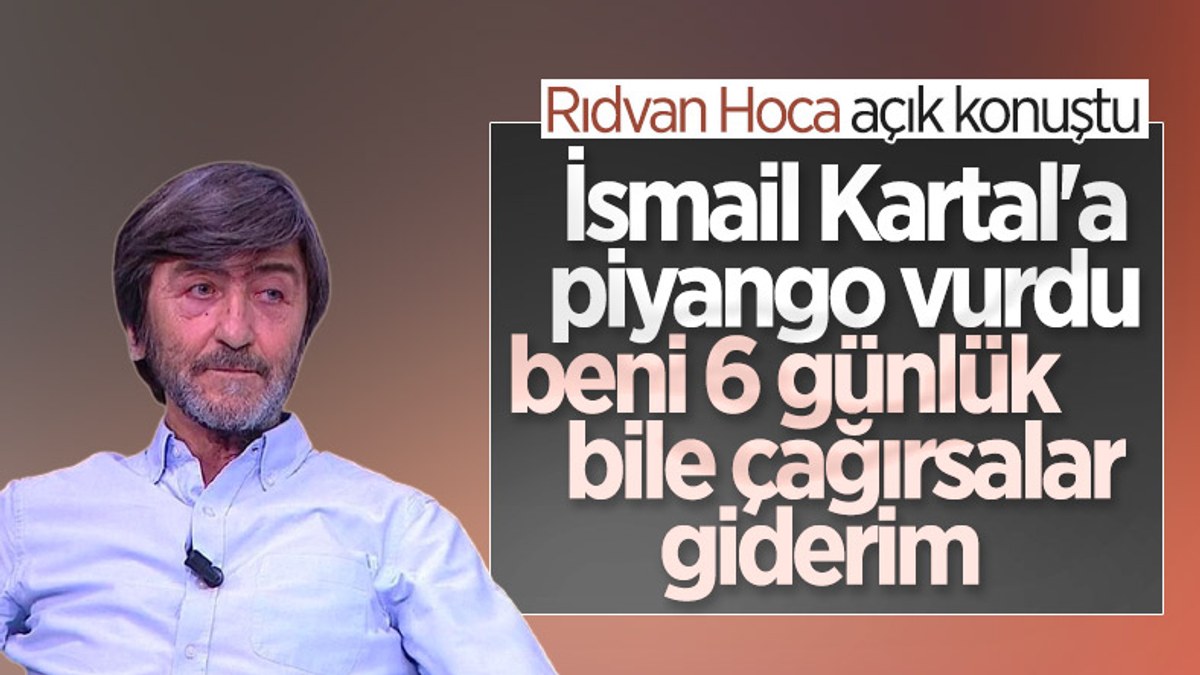 Rıdvan Dilmen: İsmail Kartal'a piyango vurdu