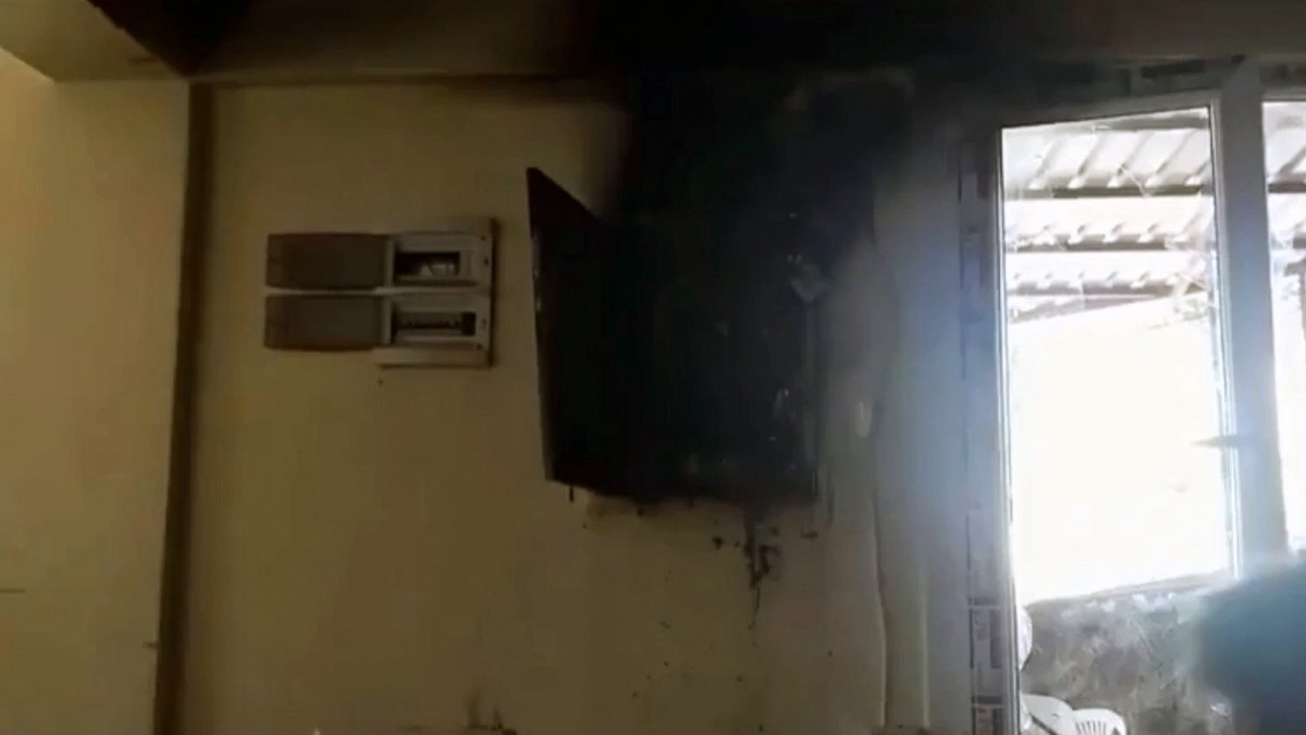 Hatay'daki taziye evinde trafodan yangın çıktı