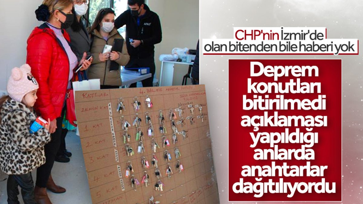 İzmir'de deprem konutları hak sahiplerine teslim ediliyor