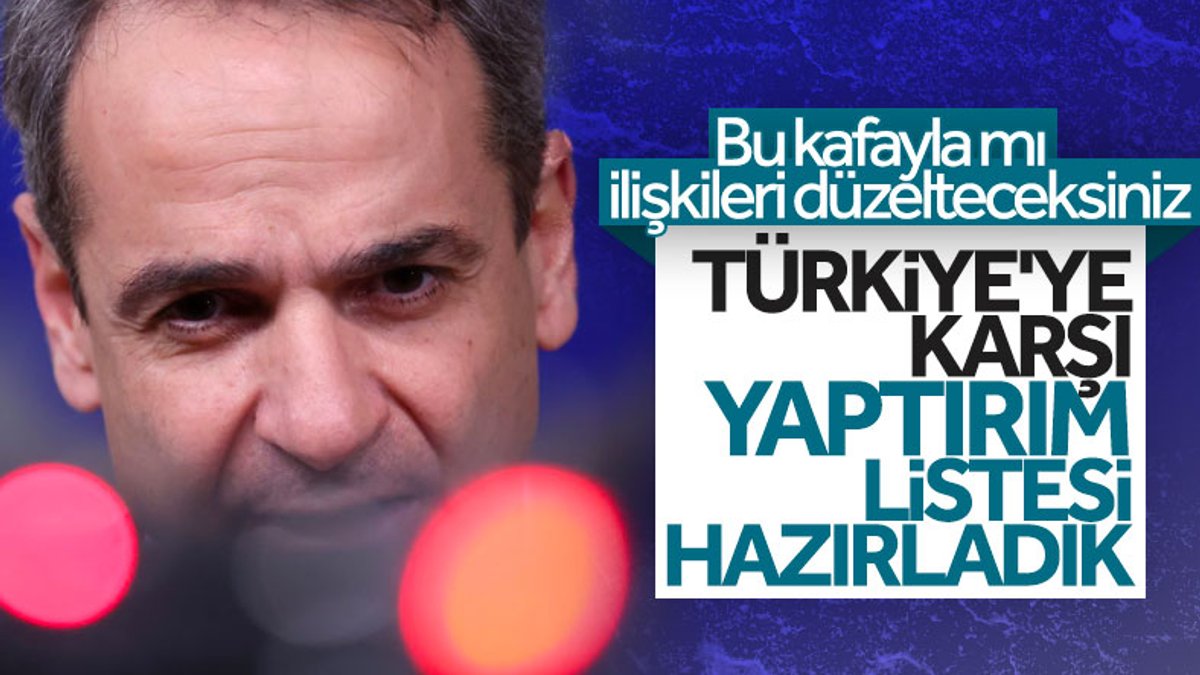 Kiryakos Miçotakis: Türkiye'ye karşı yaptırım listesi hazırladık