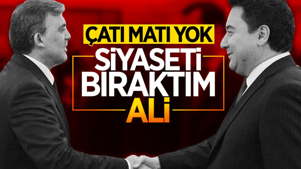 Ali Babacan’dan Abdullah Gül açıklaması: Aktif siyaseti bıraktı