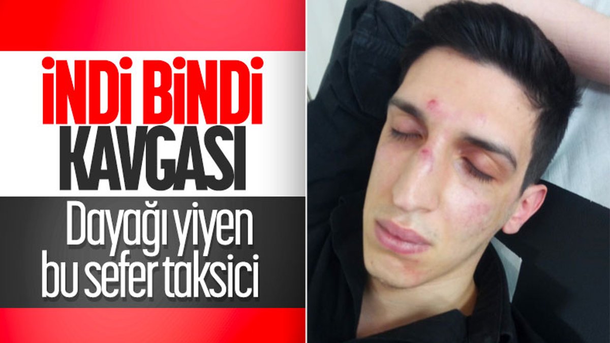İstanbul'da indi bindi ücretini fazla bulan yolcu, taksiciyi hastanelik etti