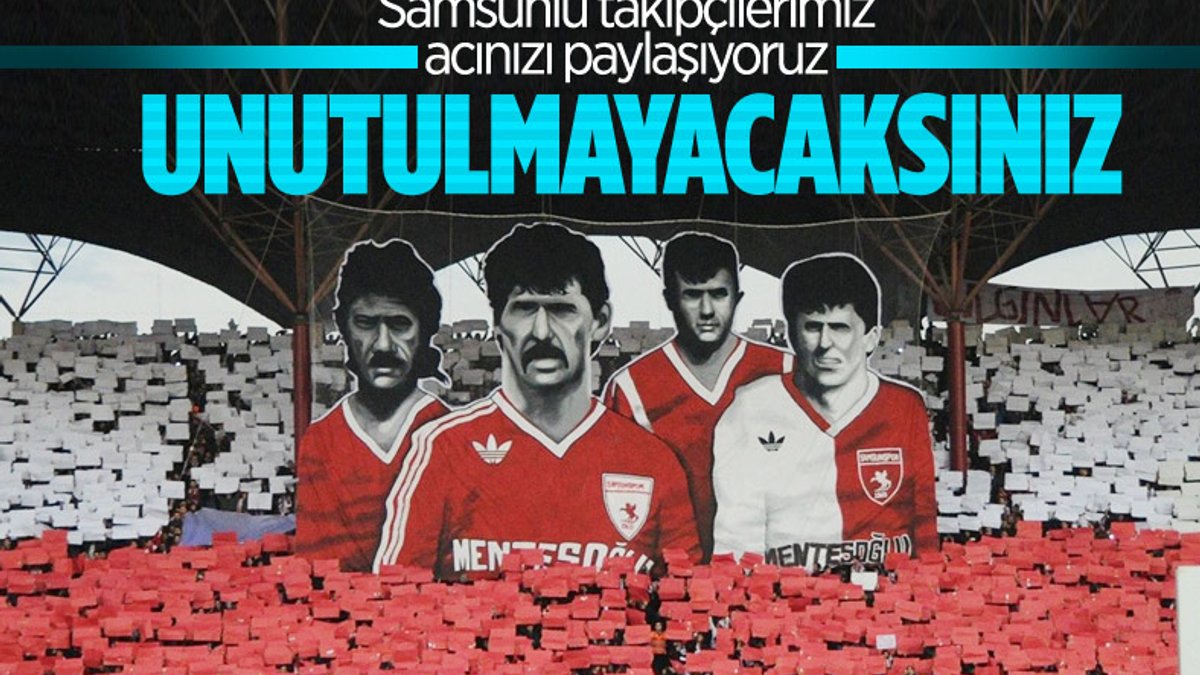Samsunspor'un hayatını kaybeden oyuncuları anılıyor