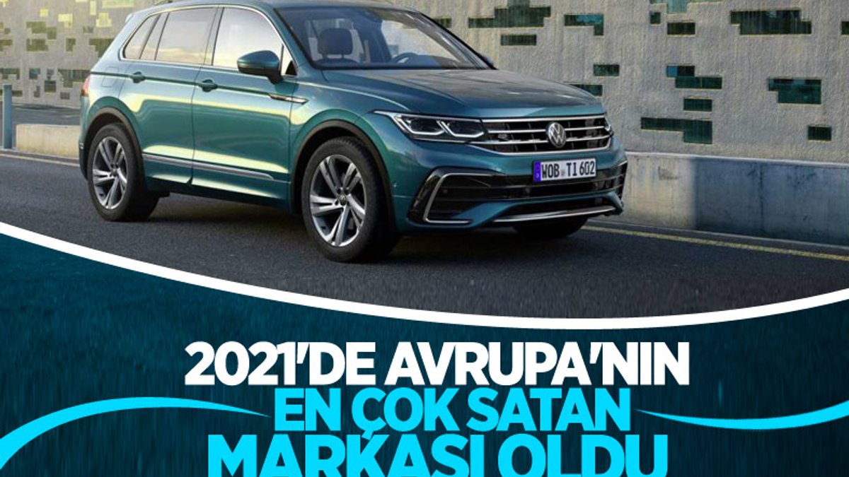 Avrupa'nın en çok satan otomobil markası Volkswagen oldu