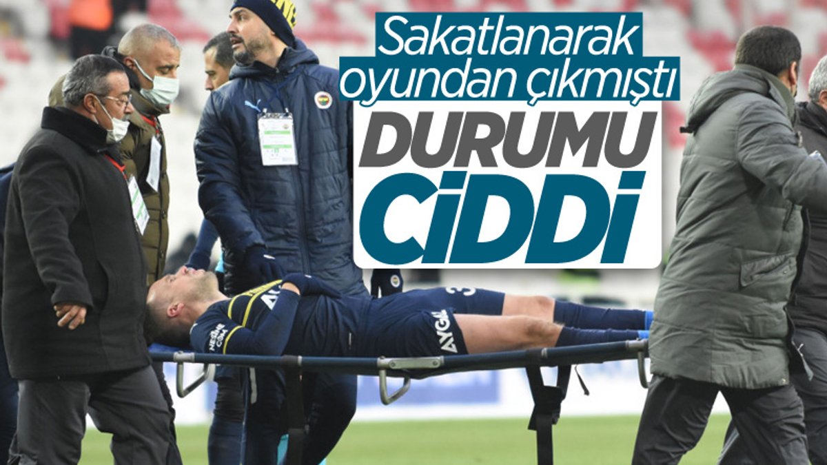 Sivasspor maçında sakatlanan Novak'ın durumu ciddi
