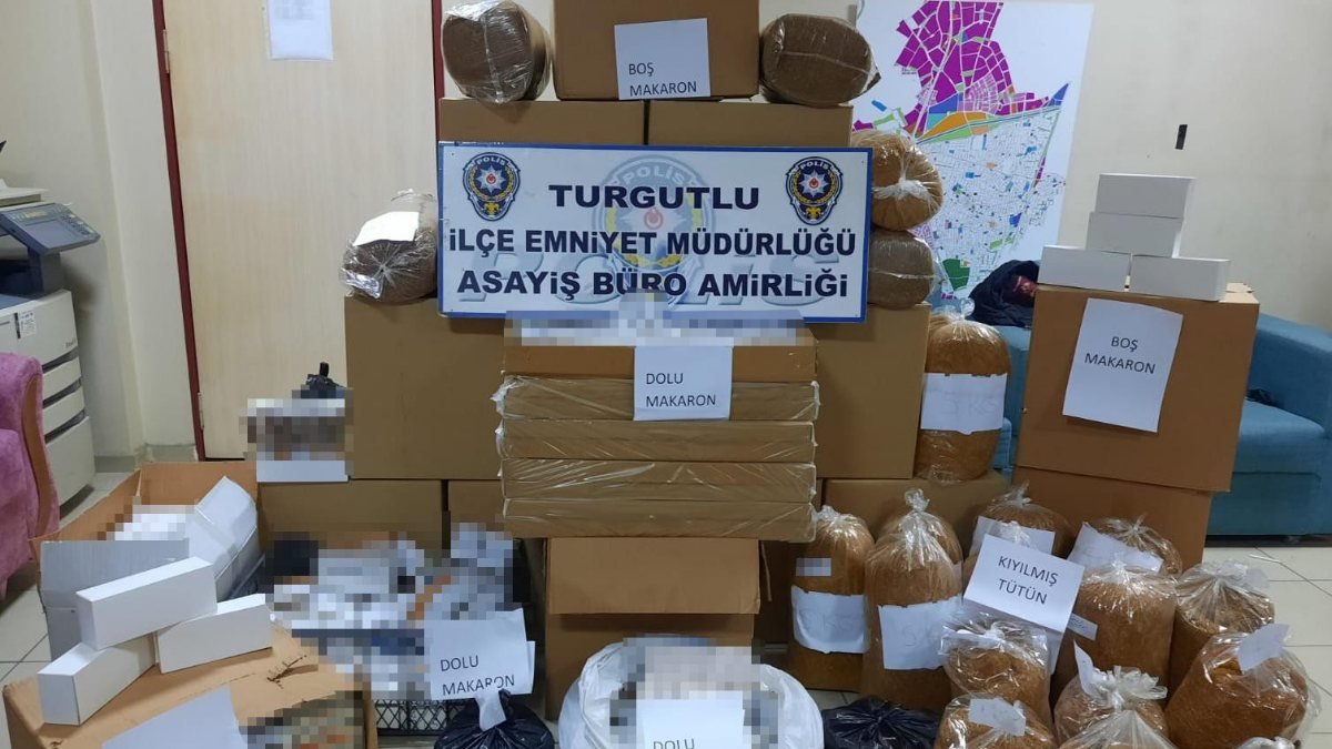 Turgutlu’da kaçak tütün operasyonu yapıldı