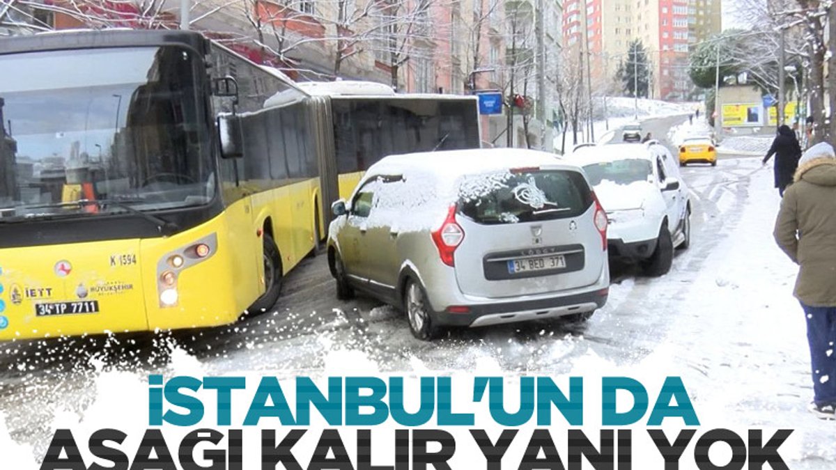 İstanbul'da sürücülerin zor anları kameraya yansıdı